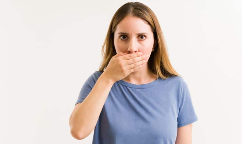 Bad breath from mouth