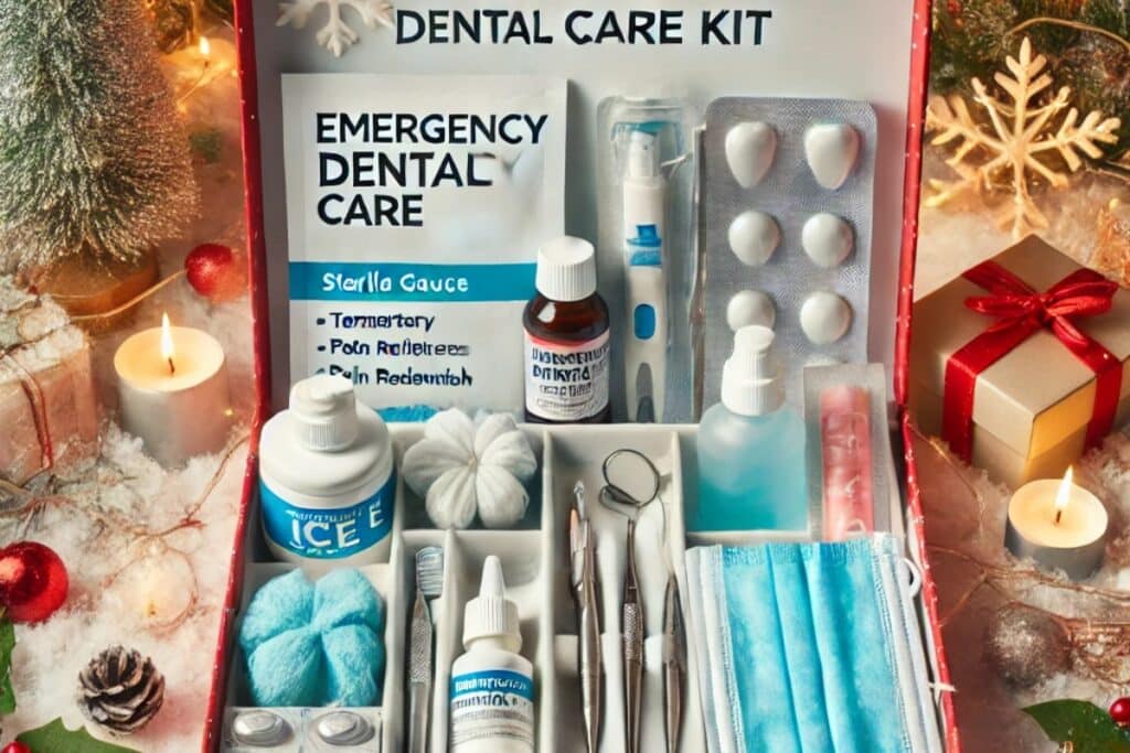 Emergency Dental Kit for Christmas Celebration 