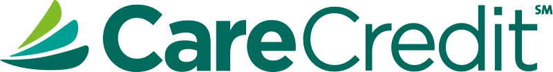 CareCredit logo, payment financing option for dental services
